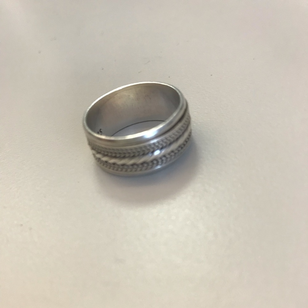 Sterling Silver Band that Spins